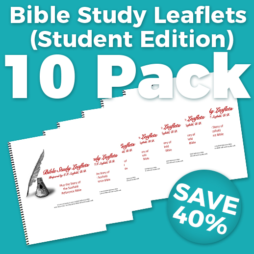 Bible Study Leaflets Student Edition 10 Pack Wholesale