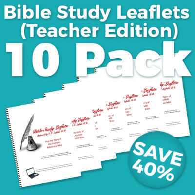 Bbile Study Leaflets Teacher Edition 10 Pack Wholesale