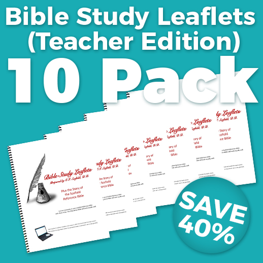 Bbile Study Leaflets Teacher Edition 10 Pack Wholesale